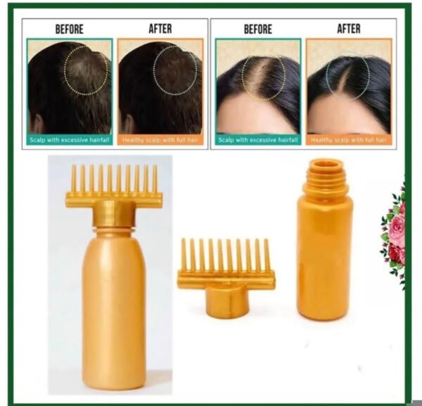 Hair Oil Bottle with Comb - Best Price in Pakistan