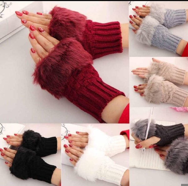 half-winter-furr-gloves-1 Half Winter Furr Gloves - High Quality