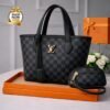 Monogram Canvas Shoulder Bag for Women – Timeless Everyday Handbag