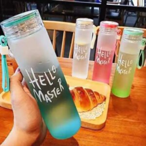Hello Master glass bottle - Online in Pakistan