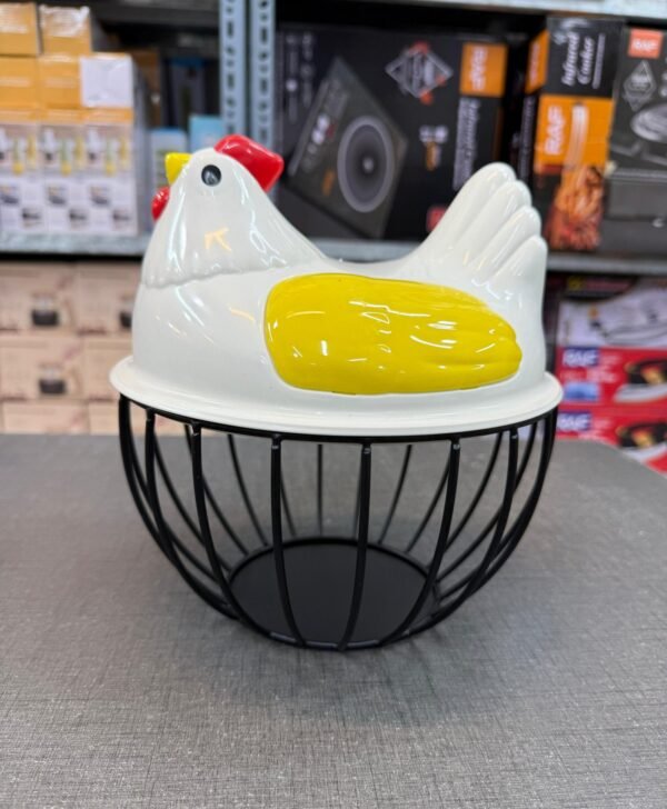 Hen Shape Egg Storage Basket - Best Price in Pakistan