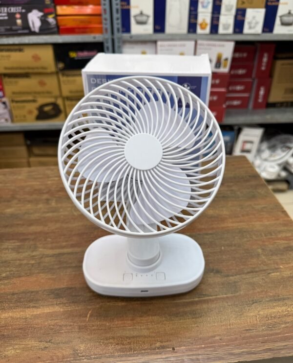 Premium Speed Auto Rotatable Desktop Convenient Rechargeable Fan