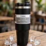 900ml insulated mug with ice showing cold retention