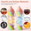 Collapsible bottle material safety and temperature poster