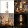 Mosaic crystal table lamp premium poster with room views
