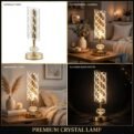 Mosaic crystal table lamp premium poster with room views