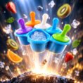 Ice Cream Popsicle silicone Moulds - for Home Use