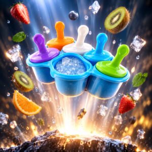 Ice Cream Popsicle silicone Moulds - for Home Use