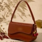Cherry Charm Crossbody Bag for Women in Brown - women hand bags in Pakistan at Al-Atabah PK