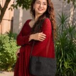 Marble Crossbody Bag for Women in Black - women hand bags in Pakistan at Al-Atabah PK