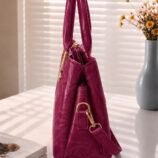 Marble Texture Hand Bag for Women in Maroon - women hand bags in Pakistan at Al-Atabah PK