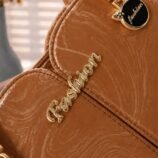 Marble Texture Hand Bag for Women in Camel Brown - women hand bags in Pakistan at Al-Atabah PK