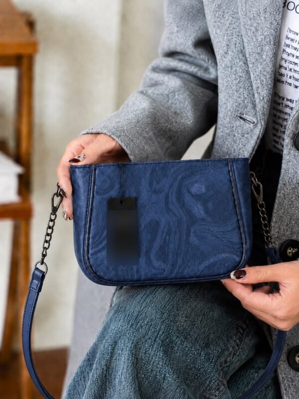 Marble Crossbody Bag for Women in Black - women hand bags in Pakistan at Al-Atabah PK