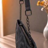Marble Crossbody Bag for Women in Black - women hand bags in Pakistan at Al-Atabah PK