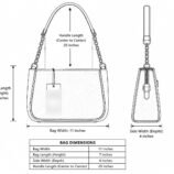 Marble Crossbody Bag for Women in Black - women hand bags in Pakistan at Al-Atabah PK