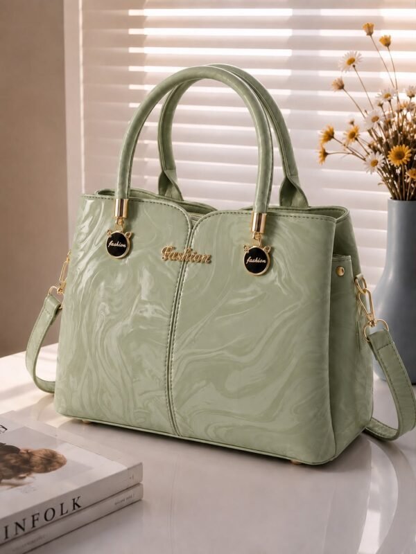 Marble Texture Hand Bag for Women in Camel Brown - women hand bags in Pakistan at Al-Atabah PK