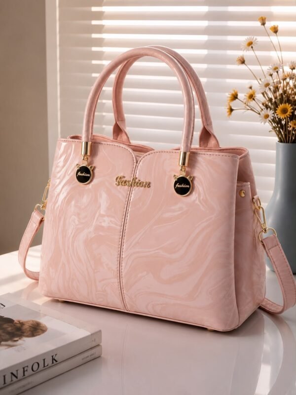 Marble Texture Hand Bag for Women in Maroon - women hand bags in Pakistan at Al-Atabah PK