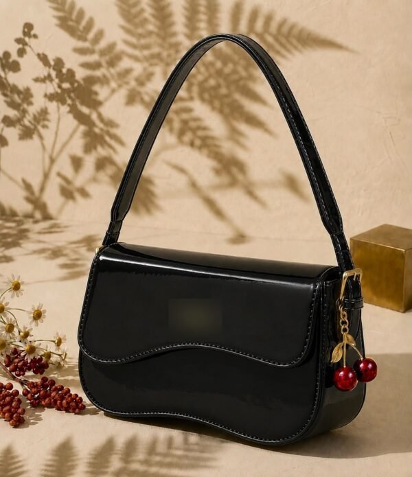 Cherry Charm Crossbody Bag for Women in White - women hand bags in Pakistan at Al-Atabah PK