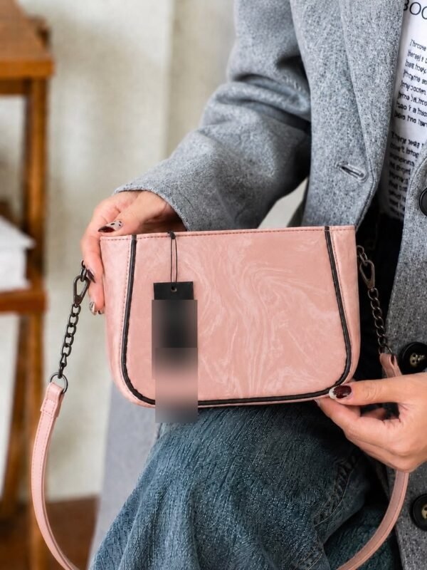 Marble Crossbody Bag for Women in Black - women hand bags in Pakistan at Al-Atabah PK
