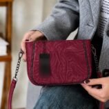 Marble Crossbody Bag for Women in Black - women hand bags in Pakistan at Al-Atabah PK