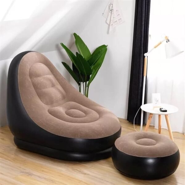 Inflatable Sofa Couch with Foot Rest - for Home Use