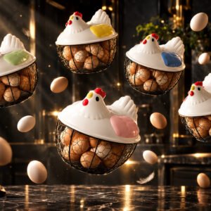 Iron Compact Multi Functional Egg Basket
