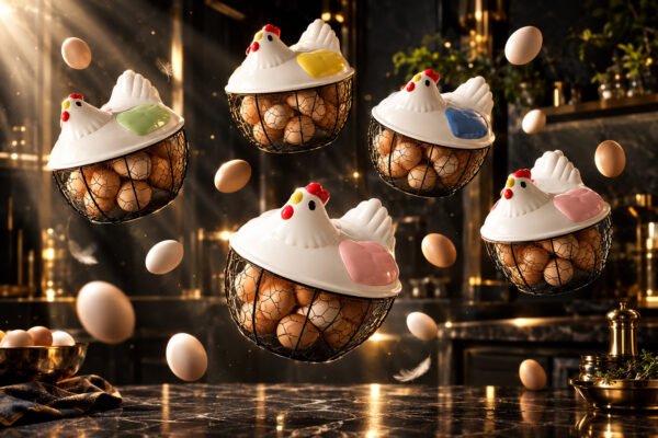 Iron Compact Multi Functional Egg Basket