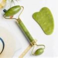 Jade Face Roller & Gua Sha Set