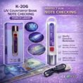 JC 205 UV Banknote Counterfiet Note Checking Torch - High Quality