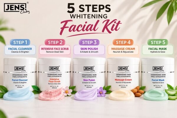 Jens Choy 5-step whitening facial kit parlour pack