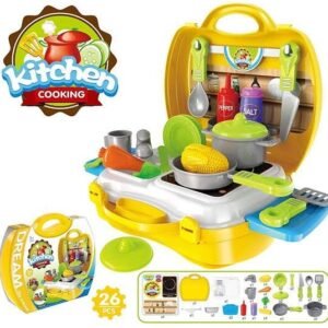 Kids Backpack Set (Jewelry, Kitchen, Doctor Set, Hardware, Princess, Ice Cream) - Online in Pakistan