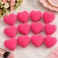 Heart Shape Makeup Cotton Puffs – picture 2 – Al-Atabah PK