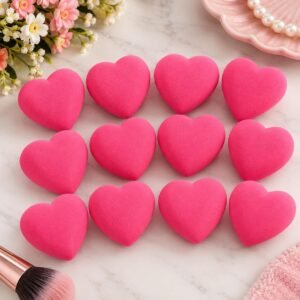 Heart Shape Makeup Cotton Puffs – picture 2 – Al-Atabah PK