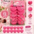 Heart Shape Makeup Cotton Puffs – picture 3 – Al-Atabah PK