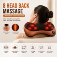 Kneading Home Car Dual Use Body Cervical Lumbar Waist Leg Pain Relief Massager Health Care - High Quality