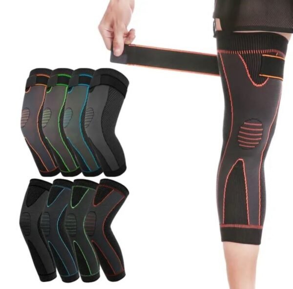 Knee Pads Anti-slip Knee Leg Cover Knee Joint Brace Adult Sports Accessory — photo 3 (Al-Atabah PK)