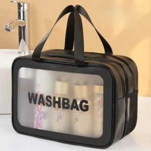 Big Size Washbag Makeup & Cosmetic Organizer (Black Only)