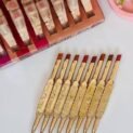 2-in-1 Lipstick and Lip Liner Set – 8 Piece Nude & Red Shades