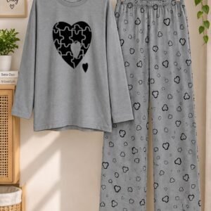 Lounge Wear New Category With Printed Trouser — photo 4 (Al-Atabah PK)