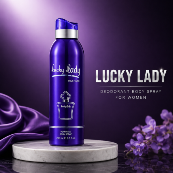 Lucky lady body spray 200ml - for Home Use