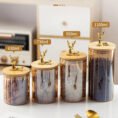 Luxury storage containers glass material - with Cash on Delivery