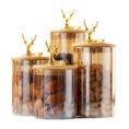 Luxury storage containers glass material - with Cash on Delivery