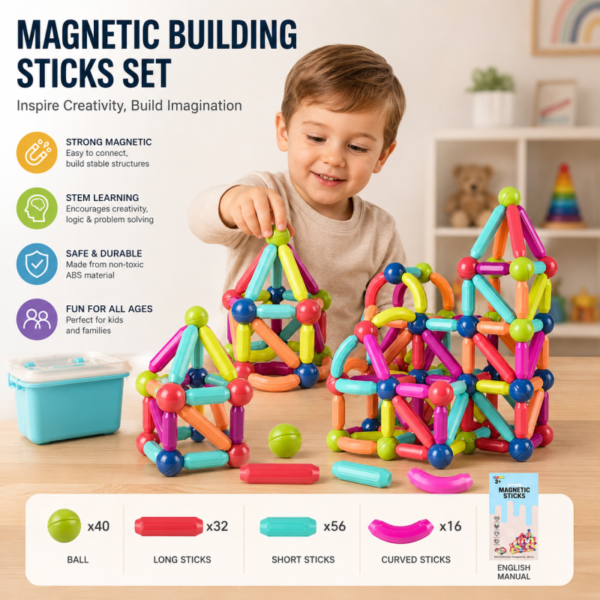 Magnetic Toys 25 Pcs Set - Online in Pakistan
