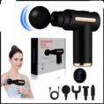 Massage Gun 5 in 1 Multi-purpose Electric Full Body Massage Equipment Set for Deep Tissue Relief Full Body Relaxation 6
