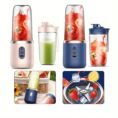 Portable juicer blender base with two 400ml bottles and box