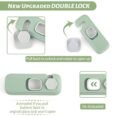 Rotatable safety lock double lock instructions and colors