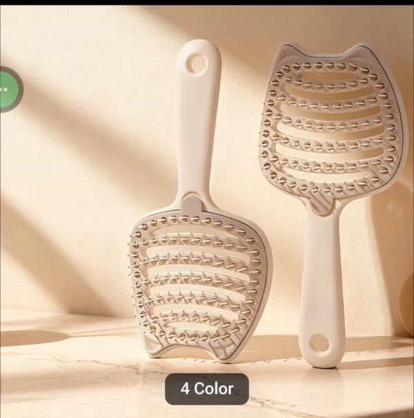 Fluffy Detangling Hair Brush – Mini Travel Brush for Smooth, Tangle-Free Hair