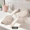Fluffy Detangling Hair Brush – Mini Travel Brush for Smooth, Tangle-Free Hair