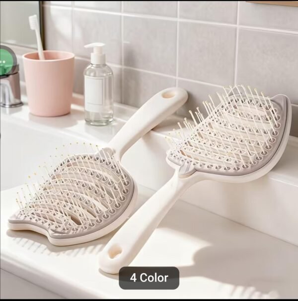 Fluffy Detangling Hair Brush – Mini Travel Brush for Smooth, Tangle-Free Hair
