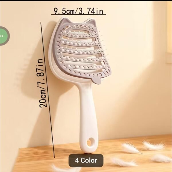 Fluffy Detangling Hair Brush – Mini Travel Brush for Smooth, Tangle-Free Hair